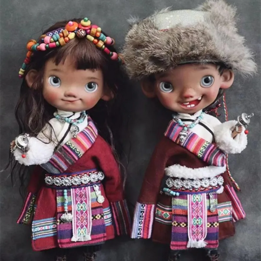 Amzing Expression 1/6 Big Head Pii with Girl Body Extra Free Hands and Feet PiPi Jaki Naughty Happy Cute Minor BJD Dolls